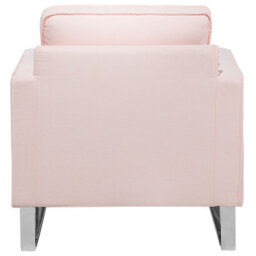 Beliani  Armchair Vind Fabric Pink - thumbnail 6