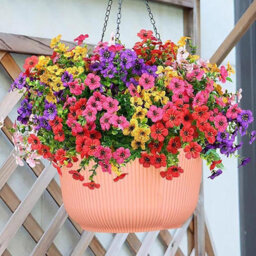 2 Pack 2 - Piece Bundle Of Artificial Flowers, Uv - Resistant Outdoor Plastic Greenery Plants For Indoor And Outdoor Use - thumbnail 2