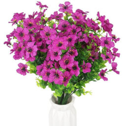 2 Pack 2 - Piece Bundle Of Artificial Flowers, Uv - Resistant Outdoor Plastic Greenery Plants For Indoor And Outdoor Use - thumbnail 3