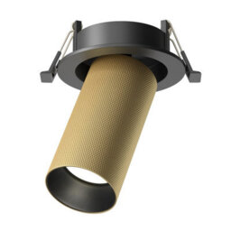 Luminosa Lighting Luminosa Artisan Recessed Downlight Matte Gold 1Xgu10 - thumbnail 1