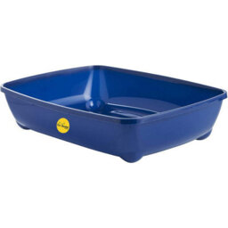 Cat Centre.Direct Cat Centre Xl Jumbo 56Cm Open Litter Tray With Rounded Corners In Dark Grey - thumbnail 5