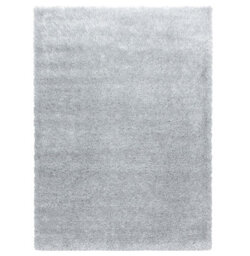 Abaseen 80X150Cm Silver Cosy Shaggy Rug, Rectangular Extra Soft Touch 5Cm Heavy Thick Pile, Modern Area Rugs Living & Bedroom - thumbnail 2