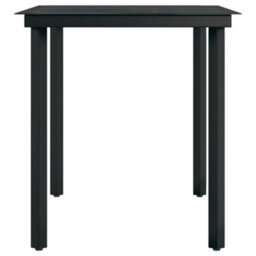 Berkfield 5 Piece Outdoor Dining Set Brown And Black - thumbnail 7