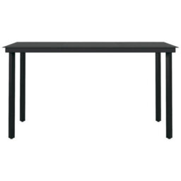 Berkfield 5 Piece Outdoor Dining Set Brown And Black - thumbnail 6