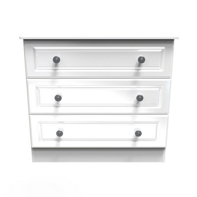 Kendal 3 Drawer Chest In White Ash (Ready Assembled) - image 1