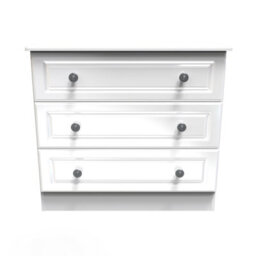 Kendal 3 Drawer Chest In White Ash (Ready Assembled) - thumbnail 1