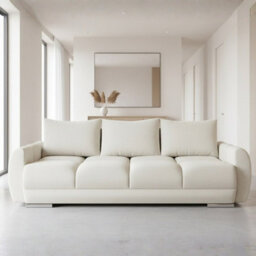 Three Seater Sofa Bed With Storage Logo 3 Cream