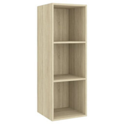 Berkfield 4 Piece Tv Cabinet Set Sonoma Oak Engineered Wood - thumbnail 5