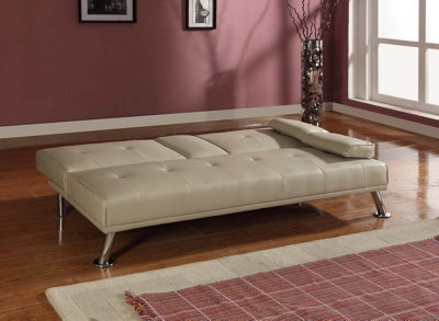 Comfy Living Verona Sofa Bed In Cream - image 1