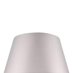GoodHome Lokombi Light Grey Fabric Dyed Conical Light Shade (D)40Cm - thumbnail 5