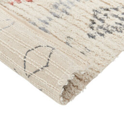 Beliani Rug Dispur Beige 160 X 230 Cm Cotton - thumbnail 4