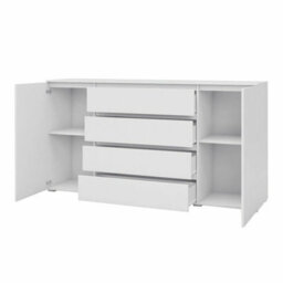 Cosmo C06 Modern 4 Drawer Chest Of Drawers Contemporary Oak Sonoma Storage Cabinet For Bedroom Or Living Room - thumbnail 3