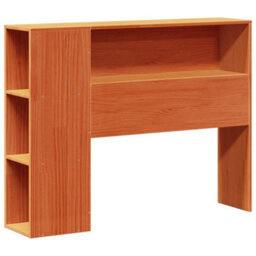 Berkfield Bookcase Bed Without Mattress Wax Brown 100X200 Cm Solid Wood Pine - thumbnail 6
