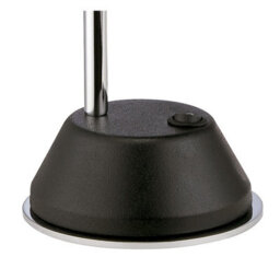 Luminosa Lighting Luminosa Tobias Table Lamp 1 Light 3W Led 3000K, 300Lm, Matt Black/frosted Acrylic/polished Chrome - thumbnail 5