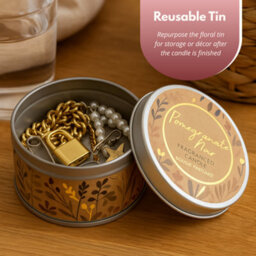 Scented         Leaf         Tin         Candle,         Pack - thumbnail 7