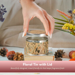 Scented         Leaf         Tin         Candle,         Pack - thumbnail 8