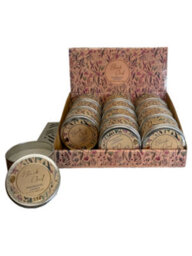 Scented         Leaf         Tin         Candle,         Pack - thumbnail 1