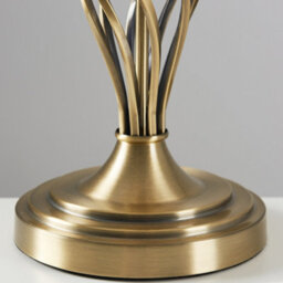 Valuelights Traditional Antique Brass Barley Twist Table Lamp With Frosted Shade - thumbnail 8