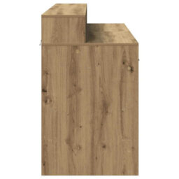 Walplus Desk With Led Lights Artisian Oak 120X55X91 Cm Engineered Wood - thumbnail 7