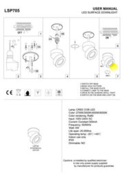 Ultra Beam Lighting Ultrabeam White Surface Mounted Ceiling Downlight Spotlight Fully Adjustable And Tiltable 5 Watt Warm White Led - thumbnail 5