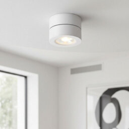 Ultra Beam Lighting Ultrabeam White Surface Mounted Ceiling Downlight Spotlight Fully Adjustable And Tiltable 5 Watt Warm White Led - thumbnail 3