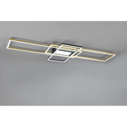 Luminosa Lighting Luminosa Irvine Modern 60W Led Semi Flush Light Brass Matt 3000-6500K Remote Control - Uk Stock - thumbnail 3