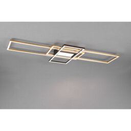 Luminosa Lighting Luminosa Irvine Modern 60W Led Semi Flush Light Brass Matt 3000-6500K Remote Control - Uk Stock - thumbnail 2