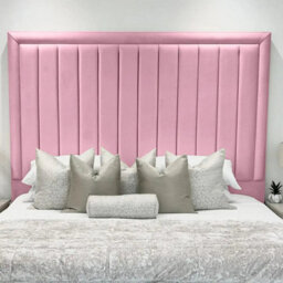 UKBEDFURNITURE Hampton Plush Velvet Upholstered Bed Frame - Blackboard With Mattress - thumbnail 3
