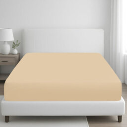 Lazzaro Luxury 100% Egyptian Cotton Fitted Sheet Extra Deep Pocket 35Cm Soft, Breathable Secure Elastic Fit - thumbnail 1