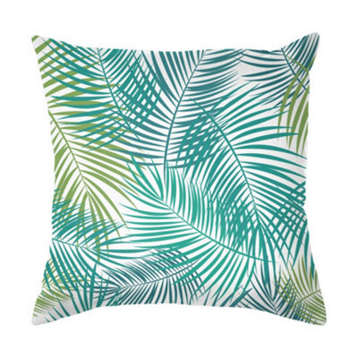Suntime 45Cm Pillow Tropical Leaf Cushion For Indoor Or Outdoor Use