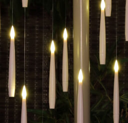 15 X Noma Magic Candle Flame Chandelier String Parasol Garden Lights Battery - thumbnail 2