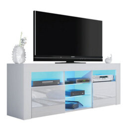 Tv Unit 145Cm Sideboard Cabinet Cupboard Tv Stand Living Room High Gloss Doors - thumbnail 5