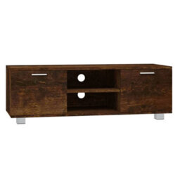 Berkfield Tv Cabinet Smoked Oak 120X40.5X35 Cm Engineered Wood - thumbnail 2