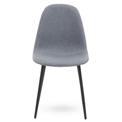 Orsina Versatile Grey Fabric Dining Chair, Contemporary Modern Dining Chair, Comfortable Sturdy Modern Chair - image 1