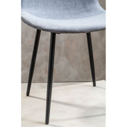 Orsina Versatile Grey Fabric Dining Chair, Contemporary Modern Dining Chair, Comfortable Sturdy Modern Chair - thumbnail 7