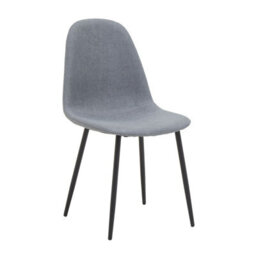 Orsina Versatile Grey Fabric Dining Chair, Contemporary Modern Dining Chair, Comfortable Sturdy Modern Chair - thumbnail 2