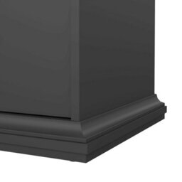 Wyld Haus Osaka Farmhouse Dark Grey 4-Drawer Wooden Chest - thumbnail 9