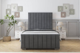 "Sloomy California Armour Coniston Bed Frame With Mattress With 50"" Upholstered Headboard 4' Small Double" - thumbnail 1