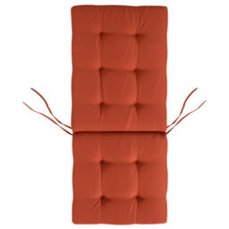 Beliani Set Of 2 Garden Chairs With Cushions Maui Premium Acacia Wood Red - thumbnail 9