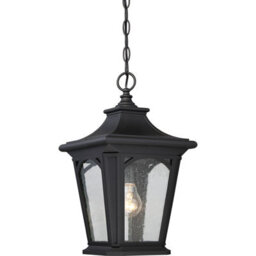 Luminosa Lighting Elstead Bedford 1 Light Small Chain Lantern - Mystic Black Finish, E27 - thumbnail 1