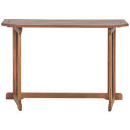 Beliani Balcony Dining Set 4 Seater Treia Acacia Wood Brown - thumbnail 8