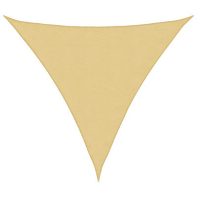Berkfield Durable Sun Shade Sail Sand 4X4X4 M 100% Polyester Oxford