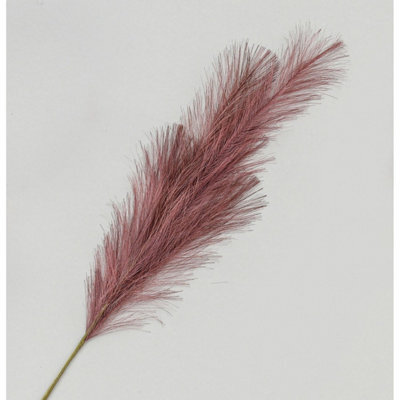 Burgundy Pampas Grass Spray Artificial Flowers