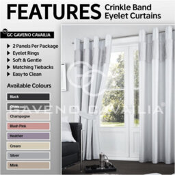 Gc Gaveno Cavailia Shiny Stripe Aura Curtains 66X72 Silver For Living Room Ring Top Window Panels With Matching Tie Backs - thumbnail 2