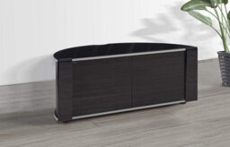 "Mda Designs Sirius 1200 Black Remote Friendly Beam Thru Glass Door Up To 55"" Lcd/plasma/led Cabinet Tv Stand" - thumbnail 8