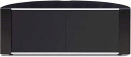 "Mda Designs Sirius 1200 Black Remote Friendly Beam Thru Glass Door Up To 55"" Lcd/plasma/led Cabinet Tv Stand" - thumbnail 4