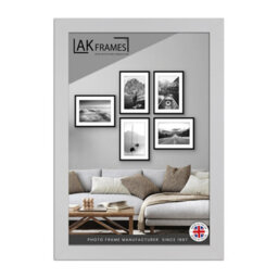 "AK Frames 18X16"" Silver Poster Frame - Modern Picture Frame For Wall Art, Prints And Photos - Durable And Stylish Display Frame" - thumbnail 1