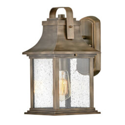 Luminosa Lighting Luminosa Hinkley Grant Outdoor Wall Lantern Burnished Bronze, Ip44