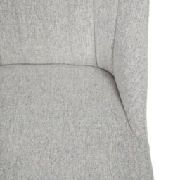 Emilia Dining Chairs In Premium Textured Linen Set Of 2 Grey - thumbnail 7