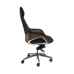 Angel Cerda Black Leatherette Swivel Office Chair - thumbnail 7